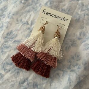Francesca’s tassel earrings - brand new with tag